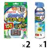 「虫コナーズ アミ戸に貼るタイプ 150日 2箱（4個入） + アミ戸・窓ガラス用 スプレー  1セット KINCHO キンチョー」の商品サムネイル画像1枚目