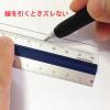 「プラムネット モチモノ 滑らない 定規 ピタットルーラー 15cm ネイビー 1個 640039」の商品サムネイル画像3枚目