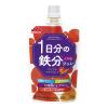 「【アウトレット】1日分の鉄分ジュレ アップル＆キャロット 100g　12個 森永乳業　食物繊維・10種のビタミン　ゼリー飲料　鉄分6.8mg」の商品サムネイル画像2枚目