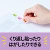 「スリーエム(3M) ポストイット フィルムふせん 付箋 インデックス 厚口 透明 40mm×18mm マルチカラー7 1パック 686MC-7」の商品サムネイル画像7枚目
