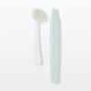 「無印良品 ヘッドが交換できる歯ブラシ ワイドヘッド ブルー やわらかめ 全長184mm 良品計画」の商品サムネイル画像5枚目