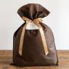 「ヘッズ 不織布リボン付ギフトバッグーL/ブラウン（10枚）」の商品サムネイル画像7枚目