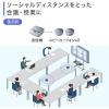 「サンワサプライ Bluetooth会議スピーカーフォン(スピーカーフォンのみ) MM-BTMSP3MC 1個」の商品サムネイル画像5枚目