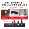 「HDMI音声分離器 4K60Hz 光デジタル アナログ対応 ASC-HDAV121BK エレコム 1個」の商品サムネイル画像4枚目