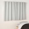 「無印良品 防炎 遮光性 二重織りノンプリーツカーテン 幅100×丈105cm用 ライトグレー 良品計画」の商品サムネイル画像3枚目