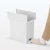 「無印良品 再生ポリプロピレン入り ペダル式ダストボックス 両開きフタ付き 小 20/30L袋用 良品計画」の商品サムネイル画像6枚目
