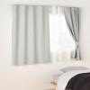 「無印良品 防炎 遮光性 二重織りノンプリーツカーテン 幅100×丈105cm用 ライトグレー 1セット（1枚×2） 良品計画」の商品サムネイル画像3枚目