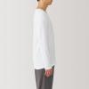 「【メンズ】無印良品 紳士 あったか綿 Vネック長袖Tシャツ 紳士S 白 良品計画」の商品サムネイル画像4枚目