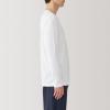 「【メンズ】無印良品 紳士 あったか綿 クルーネック長袖Tシャツ 紳士S 白 良品計画」の商品サムネイル画像4枚目
