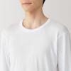「【メンズ】無印良品 紳士 あったか綿 クルーネック長袖Tシャツ 紳士S 白 良品計画」の商品サムネイル画像6枚目