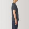 「【メンズ】無印良品 紳士 あったか綿 クルーネック半袖Tシャツ 紳士XL ダークグレー 良品計画」の商品サムネイル画像4枚目