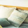 「ヘリンボーンクッションカバー グリーン LAKOLE/ラコレ」の商品サムネイル画像2枚目