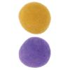 「アドメイト ハピネスキャット ウールボール イエロー/パープル 1セット（1パック（2個入）×3）ペティオ 猫用 おもちゃ」の商品サムネイル画像3枚目
