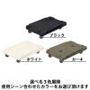 「現場のチカラ ミニ連結平台車 エラストマーキャスター仕様 白 耐荷重100kg （約）幅28.5×奥行42×高さ8cm オリジナル」の商品サムネイル画像3枚目