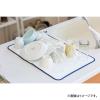 「そうじの神様 食器拭きにもなる 水切りマット 大判タイプ ふきん 約60×40cm 抗菌加工 ホワイト 日本製 1枚 KBセーレン」の商品サムネイル画像3枚目