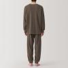 「【メンズ】無印良品 紳士 なめらかニットフリース 長袖ルームウェアセット 紳士L モカブラウン 良品計画」の商品サムネイル画像5枚目