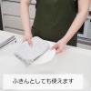 「RAKUSOJI ふきんとしても使える たっぷり吸水マット ふんわり極厚 マイクロファイバー 約30×40cm 洗濯可 グレー 1個 東和産業」の商品サムネイル画像3枚目