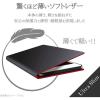 「AQUOS sense4 sense5G レザーケース 手帳型 薄型 磁石付 ブラック PM-S205PLFUBK エレコム 1個」の商品サムネイル画像2枚目