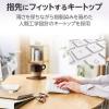 「エレコム Bluetoothミニキーボード/Slint/薄型/パンタグラフ式/マルチペアリング/ホワイト TK-TM10BPWH 1個」の商品サムネイル画像4枚目
