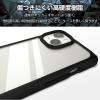 「iPhone15 ケース 衝撃吸収 ZEROSHOCK 背面クリア フィルム付 黒 PM-A23AZEROFCBK エレコム 1個」の商品サムネイル画像4枚目