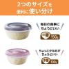 「キチントさん ごはん 冷凍保存容器 フタを閉めたままレンジOK 小盛 100g 1個（3個入）クレハ」の商品サムネイル画像8枚目