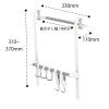 「【アウトレット】レック シンクドア用キッチンフック＆クリップ K00586 1個」の商品サムネイル画像3枚目