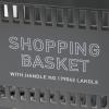 「ショッピングバスケット ブラック LAKOLE/ラコレ」の商品サムネイル画像8枚目