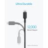 「Anker PowerLine II USB-C ＆ ライトニングケーブル 3m USB ブラック」の商品サムネイル画像3枚目
