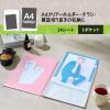 「プラス イトオシ ツインリング型ファイル A4 1ポケットタイプ ピンク 91815 1冊 A4サイズ対応」の商品サムネイル画像4枚目