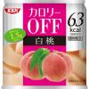 「清水食品　カロリーOFF（オフ）　白桃　1セット（10缶）　缶詰」の商品サムネイル画像2枚目