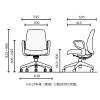 「コクヨ オプティ 専用サークル肘 ブラック 1セット」の商品サムネイル画像2枚目