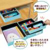 「プラス 仕切り箱付き 紙製 おどうぐばこ ブルー 青 道具箱 FL-196SF」の商品サムネイル画像4枚目