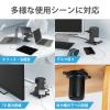 「タワー型 電源タップ USBタップ 8個口 USB-A×5 2m 雷ガード ほこり防止 黒 ECT-0620BK エレコム 1個」の商品サムネイル画像5枚目