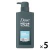 「Dove MEN（ダヴメン）+ケア ボディウォッシュ しっとり保湿 クリーンコンフォート ポンプ 本体 400g 5個」の商品サムネイル画像1枚目