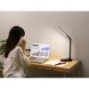 「アイリスオーヤマ LEDデスクライトQi充電シリーズ 平置きタイプ 調光 ブラック LDL-QFD-B 1台」の商品サムネイル画像4枚目