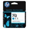 「HP（ヒューレット・パッカード） 純正インクカートリッジ HP712 3ED67A シアン 29ml 1個」の商品サムネイル画像1枚目