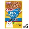 「いなば CIAO チャオ キャットフード 猫 旨みスープ かつお 国産 40g 6袋 ウェット パウチ」の商品サムネイル画像1枚目