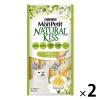 「モンプチ ナチュラルキッス 猫 ささみ入り チキンゼリー 40g（10g×4本）2袋 キャットフード ウェット おやつ」の商品サムネイル画像1枚目