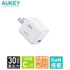 「AUKEY USB充電器 30W PD対応 折りたたみ式 [USB-C 1ポート]ホワイト PA-C1-WT 1個」の商品サムネイル画像2枚目