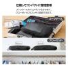 「パッキングキューブ/圧縮袋/Mサイズ/12L/セパレート構造/CORDURA/高耐久ファスナー採用/ブラック BMA-TRCS01MBK」の商品サムネイル画像4枚目