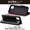 「【アウトレット】エレコム かんたんスマホ3/レザーケース/手帳型/UltraSlim/薄型/磁石付き/ブラック PM-K222PLFUBK 1個」の商品サムネイル画像5枚目