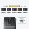 「サンワサプライ 静音Bluetoothマウス（5ボタン） MAーBBS526GY 1個」の商品サムネイル画像9枚目