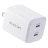 「USB充電器 タイプC PD 40W USB-C×2 コンパクト Type-C 白 EC-AC10640WH エレコム 1個」の商品サムネイル画像2枚目