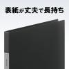 「キングジム フェイバリッツ Zファイル A4タテ 黒 FV558TーBK 1冊」の商品サムネイル画像3枚目