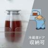 「HARIO（ハリオ）冷水筒 レンジで簡単 1000ml 耐熱ガラス ダークグレー XMPー1000ーDGR 1個」の商品サムネイル画像5枚目