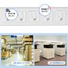 「サンワサプライ 抜け止めシャッタータップ(3P・7個口・3m) TAP-F37SH-3R 1本」の商品サムネイル画像4枚目