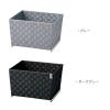 「サンリツ KLEANE ZERO抗菌PPバンド素材の客室用脱衣かご、鞄置き グレー 　1セット（3個）」の商品サムネイル画像8枚目