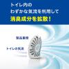 「【アウトレット】ファブリーズ 消臭芳香剤 トイレ用 ホワイトムスク 1セット（1パック（本体ケース+詰替2個）×3） P＆G」の商品サムネイル画像4枚目