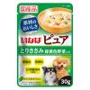 「【アウトレット】いなば ピュア とりささみ 緑黄色野菜入り 国産 30g 16袋 ドッグフード ウェット パウチ」の商品サムネイル画像2枚目