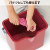 「テラモト 仕切付きバケツII エンジ 1個」の商品サムネイル画像7枚目